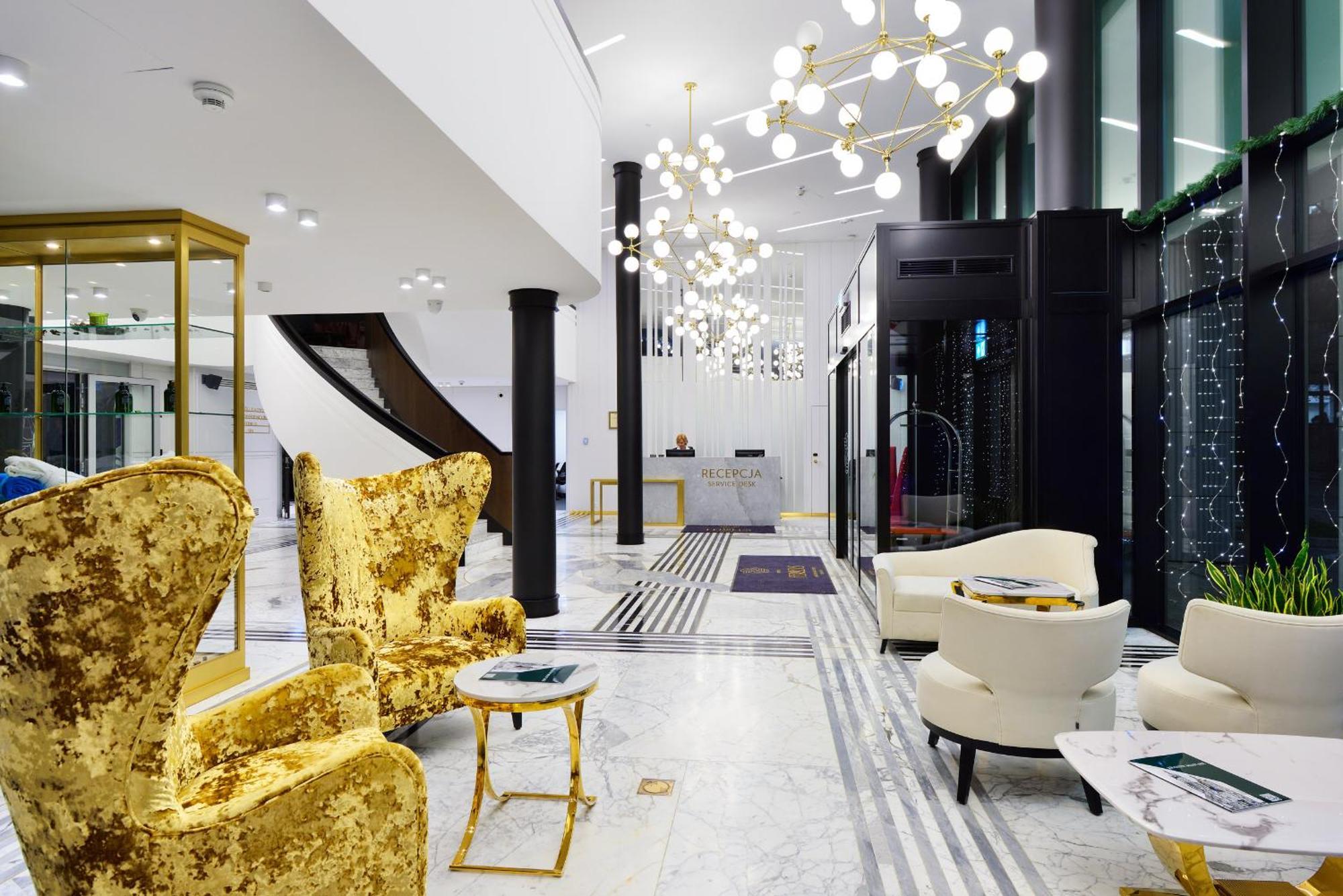 Hotel Ferreus Modern Art Deco Cracovia Exterior foto Lobby